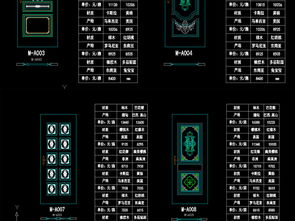 精品木門(mén)廠CAD圖庫(kù) 實(shí)木門(mén)移門(mén)三維剖面設(shè)計(jì)與平面圖大全解析